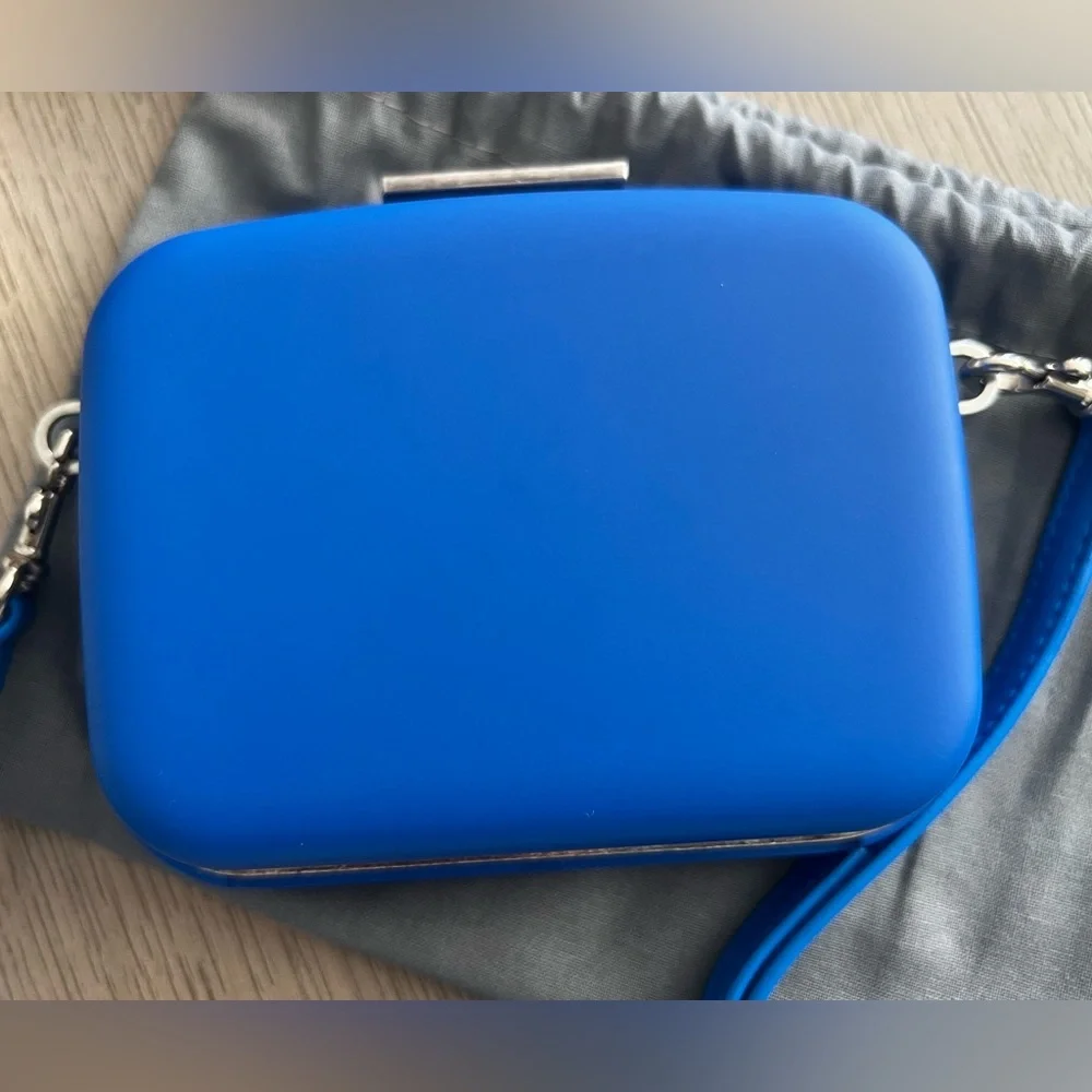 NWT Balenciaga Royal Blue Mini Lunch Box Hard Case ($600+ on other sites) - Picture 4 of 5